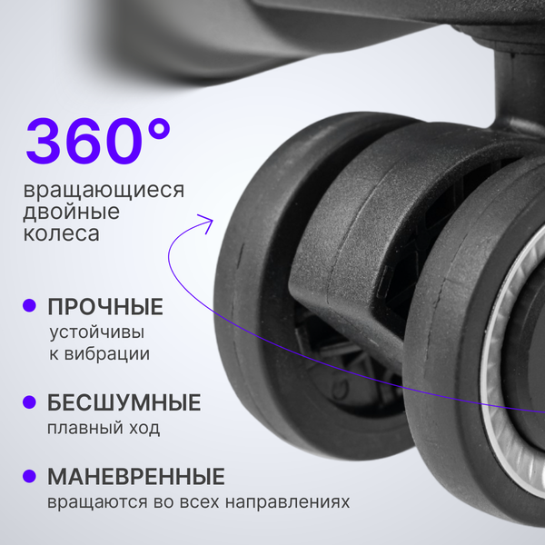 Чемодан на колесах DoubleW YF-PP02