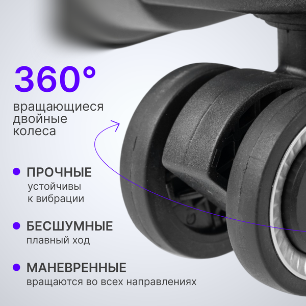 Чемодан на колесах DoubleW YF-PP02