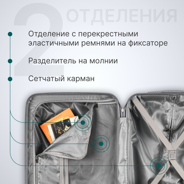 Чемодан на колесах DoubleW YF-PP02