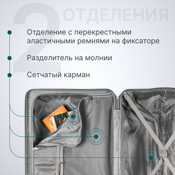 Чемодан на колесах DoubleW YF-PP02