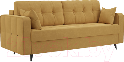 Диван Mebel-Ars Снеп (Cabrio 27 желтый) - фото