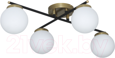 Люстра Элетех Злата 141 НСБ 01-4x25-101 G9 / 1005405280 (черный/золотой) - фото