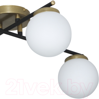 Люстра Элетех Злата 141 НСБ 01-4x25-101 G9 / 1005405280 (черный/золотой)