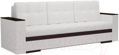Диван Mebel-Ars Еврокнижка Атланта (экокожа белый) - фото