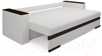 Диван Mebel-Ars Еврокнижка Атланта (экокожа белый)