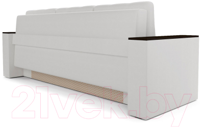 Диван Mebel-Ars Еврокнижка Атланта (экокожа белый)