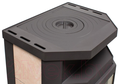 Печь отопительно-варочная Мета-бел АОТК 6.0 (в модификации Ока с плитой)