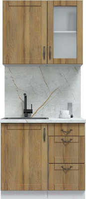 Кухонный гарнитур Интерлиния Мила Крафт 0.9 - фото