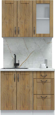 Кухонный гарнитур Интерлиния Мила Крафт 1.0 - фото