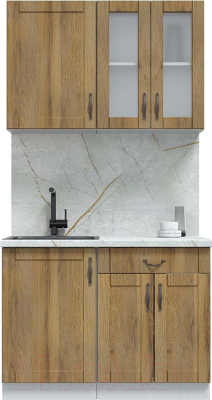 Кухонный гарнитур Интерлиния Мила Крафт 1.1 - фото