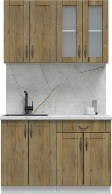 Кухонный гарнитур Интерлиния Мила Крафт 1.2А - фото