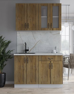 Кухонный гарнитур Интерлиния Мила Крафт 1.2А