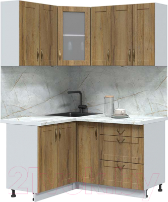 Кухонный гарнитур Интерлиния Мила Крафт 1.2x1.5 - фото