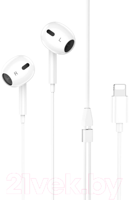 Наушники-гарнитура Hoco M111 Max iPhone - фото