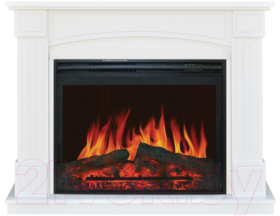 Каминокомплект Смолком Boston MB/JUP/SYM26 + Jupiter FX N Black - фото