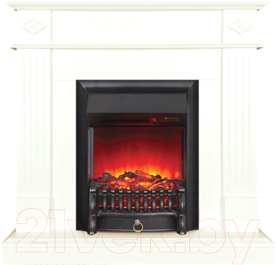 Каминокомплект Смолком Brighton STD-ASP + Fobos-S LUX BL LT - фото