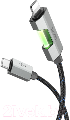Кабель Hoco U123 Type-C to iPhone - фото