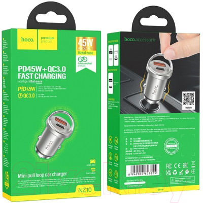 Адаптер питания автомобильный Hoco NZ10