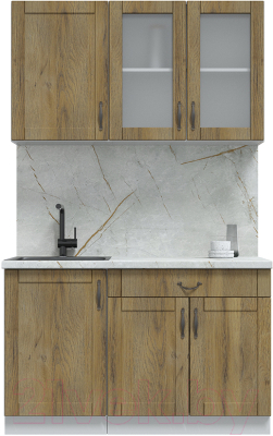 Кухонный гарнитур Интерлиния Мила Крафт 1.3А - фото