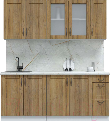 Кухонный гарнитур Интерлиния Мила Крафт 1.9Б - фото