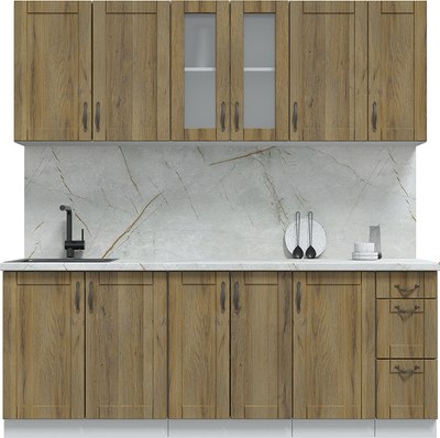 Кухонный гарнитур Интерлиния Мила Крафт 2.1 - фото