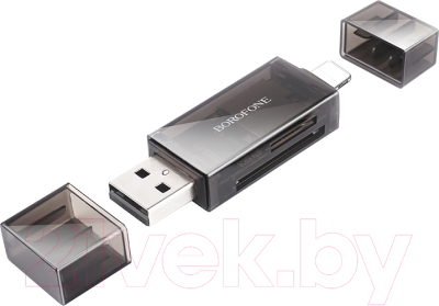 Картридер Borofone DHB03 USB 2.0/iPhone