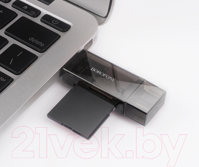 Картридер Borofone DHB03 USB 2.0/iPhone