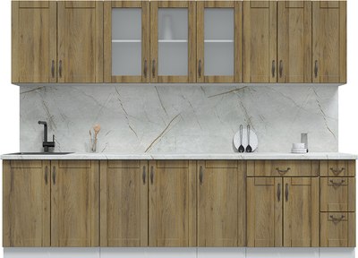 Кухонный гарнитур Интерлиния Мила Крафт 2.9 - фото