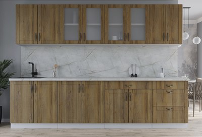 Кухонный гарнитур Интерлиния Мила Крафт 3.0Б