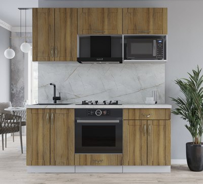 Кухонный гарнитур Интерлиния Мила Крафт 1.8