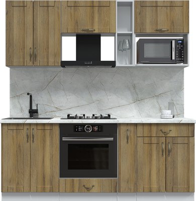 Кухонный гарнитур Интерлиния Мила Крафт 2.0 - фото