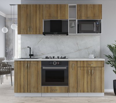 Кухонный гарнитур Интерлиния Мила Крафт 2.0