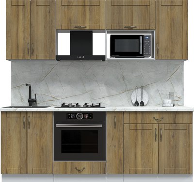 Кухонный гарнитур Интерлиния Мила Крафт 2.2 - фото