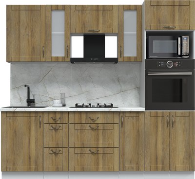 Кухонный гарнитур Интерлиния Мила Крафт 2.3 - фото