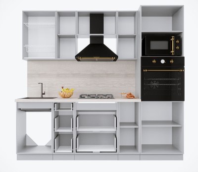 Кухонный гарнитур Интерлиния Мила Крафт 2.3