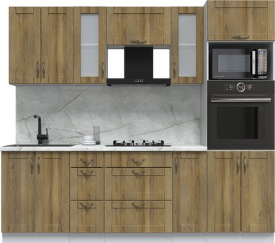 Кухонный гарнитур Интерлиния Мила Крафт 2.4 - фото