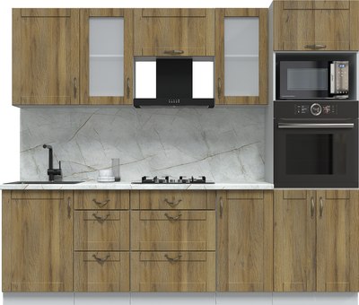 Кухонный гарнитур Интерлиния Мила Крафт 2.5 - фото