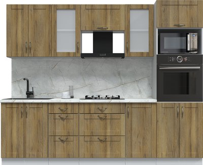 Кухонный гарнитур Интерлиния Мила Крафт 2.6 - фото