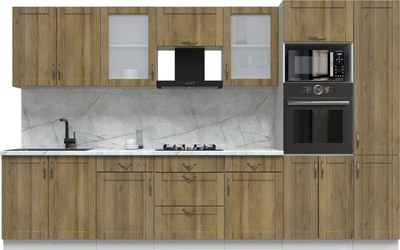 Кухонный гарнитур Интерлиния Мила Крафт 3.4 - фото