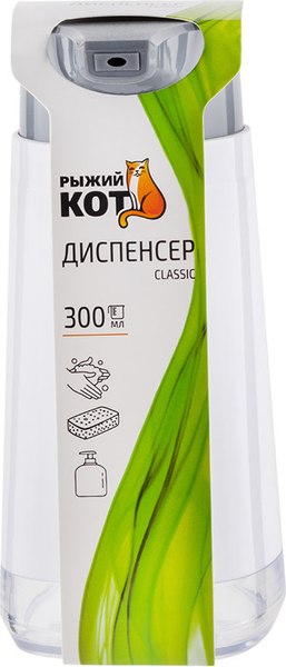 Дозатор для жидкого мыла Рыжий кот Classic / 105849