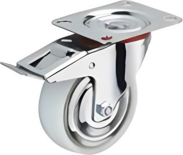 Опора колесная для тележки складской TOR SRCnb 55 125мм / 1041610 - фото