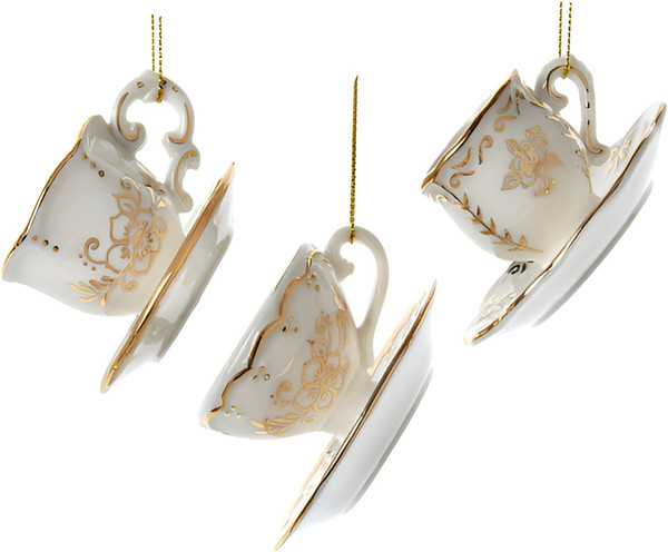 Елочная игрушка Kurt S. Adler Чайная пара / J7487