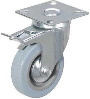 Колесо для тележки складской TOR Аппаратное поворотное SCgb 93 75мм / 1003242 - фото