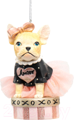 Елочная игрушка Kurt S. Adler Французский бульдог-девочка / ZCI3047_1 - фото