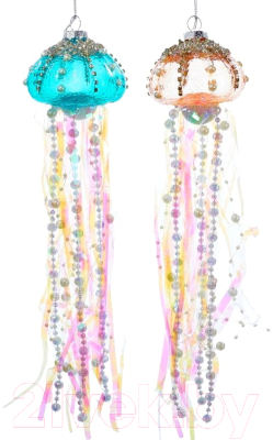 Елочная игрушка Kurt S. Adler Медуза с гирляндой / TD1484