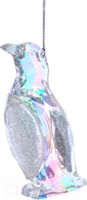 Елочная игрушка Kurt S. Adler Прозрачный пингвин / T3496 - фото