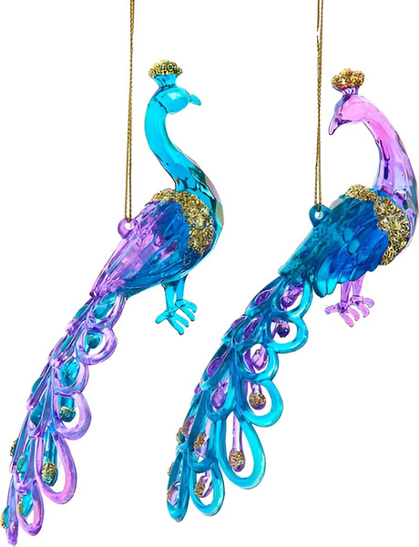 Елочная игрушка Kurt S. Adler Радужный павлин / T3462
