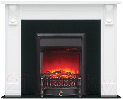 Каминокомплект Смолком Lyncoln STD-ASP Fobos-S LUX BL LT - фото