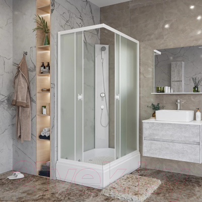 Душевая кабина Niagara Promo P110/80/26Q/MT/BK 110x80x195