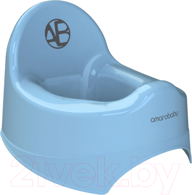 Детский горшок Amarobaby Elect / AB221101El/19 (голубой) - фото